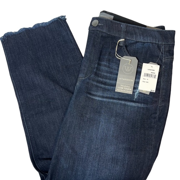Wit Wisdom Jeans Indigo High Rise Slim 